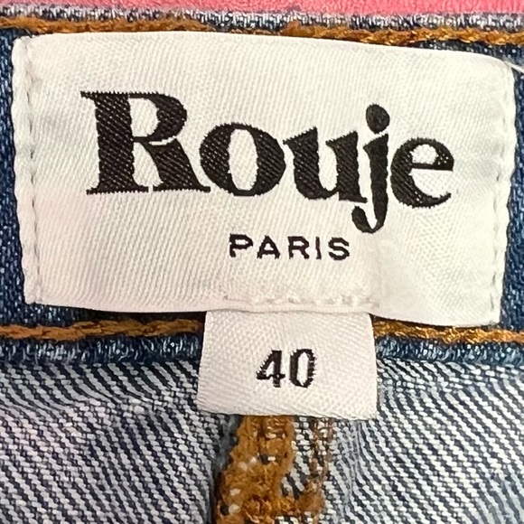 Rouge Paris Vintage Wash Denim Skirt size 40 - Picture 9 of 9